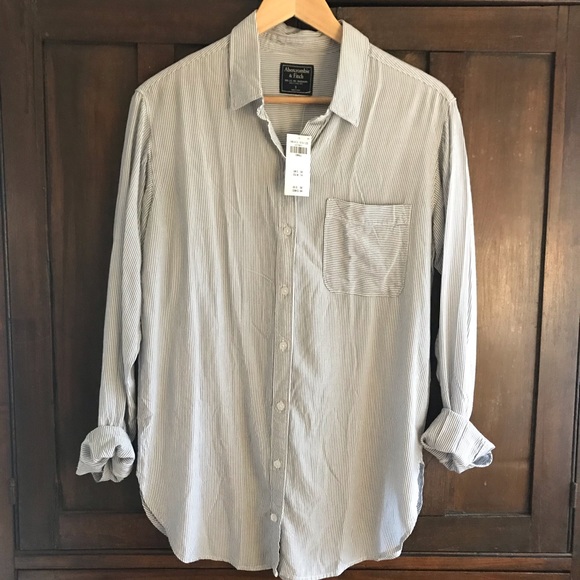abercrombie slim fit shirts